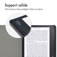 imoshion Design Slim Hard Sleepcover avec support Kobo Libra 2 / Tolino Vision 6 - Leopard