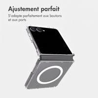 Accezz Coque arrière Xtreme Impact avec MagSafe Samsung Galaxy Z Flip 8 - Transparent