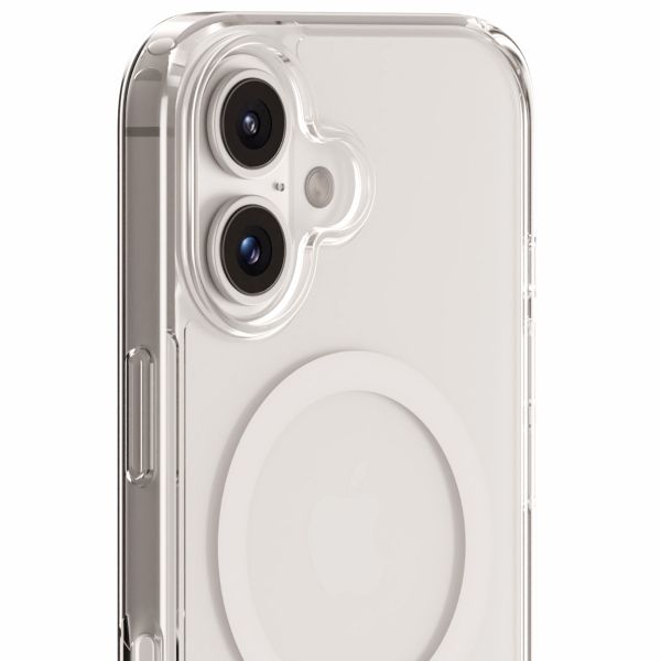 Holdit Coque MagSafe Apple iPhone 16 Plus - Transparent / White