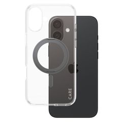 CARE by PanzerGlass Coque Kickstand MagSafe Apple iPhone 16 Plus - Noir