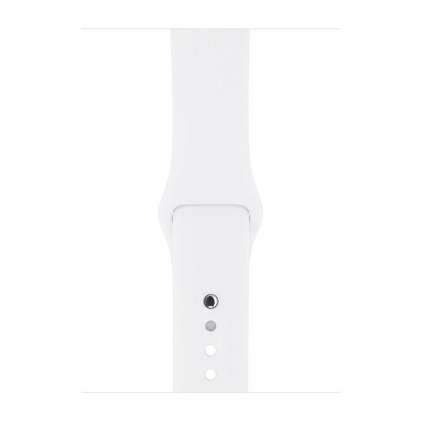 Apple Bracelet Sport Apple Watch | 38/40/41/42 mm - Taille M/L - Blanc