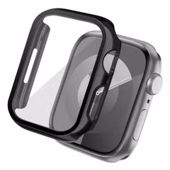 imoshion Coque rigide brillante à couverture complète Apple Watch 7 / 8 / 9 - 41 mm - Noir