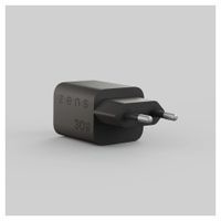 Zens Chargeur compact USB-C / USB-A 30W - Adaptateur secteur - Noir