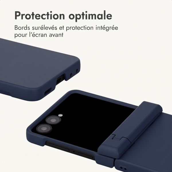 imoshion Color Backcover avec support Samsung Galaxy Z Flip 8 - Bleu foncé