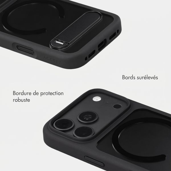 Accezz Coque arrière Hold avec MagSafe Apple iPhone 18 Pro Max / 17 Pro Max - Black