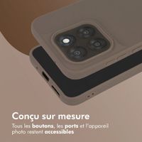 imoshion Coque Couleur Motorola Moto G77 - Marron