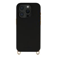 Selencia Coque arrière Rivièra avec MagSafe avec crochets amovibles Apple iPhone 15 Pro - Velvet Black