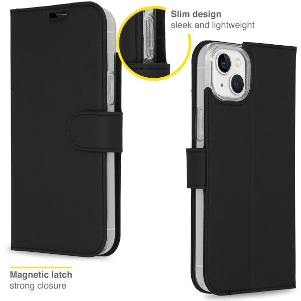 Accezz Étui de télephone Wallet Apple iPhone 14 Plus - Noir