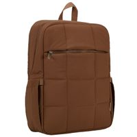 Selencia Sac à dos ordinateur portables Vaya Puffy 16 pouces - Mocha Brown
