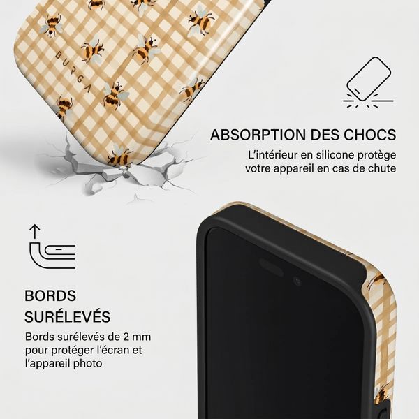 Burga Coque Tough MagSafe Apple iPhone 16 - Honeycomb