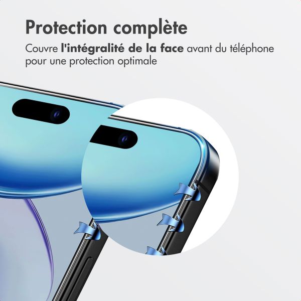 Accezz Protecteur d'écran en verre trempé + Applicateur Apple iPhone Air
