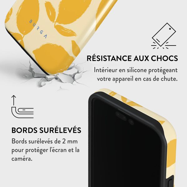 Burga Coque arrière Tough Apple iPhone 15 Pro - Lemon Tart