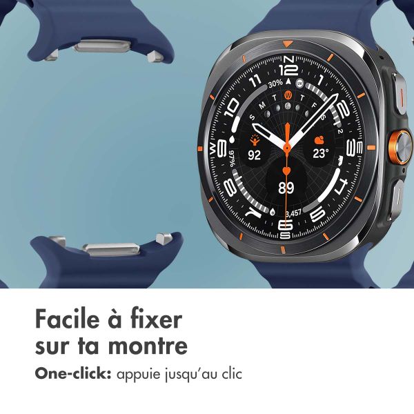 imoshion Bracelet Ocean en silicone Samsung Galaxy Watch Ultra (2024/2025) - Midnight Blue