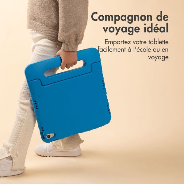 imoshion Coque kidsproof avec poignée Apple iPad Mini 7 (2024) / iPad Mini 6 (2021) - Bleu