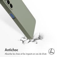 Accezz Coque Liquid Silicone Samsung Galaxy A17 (5G) / (4G) - Cooper Green