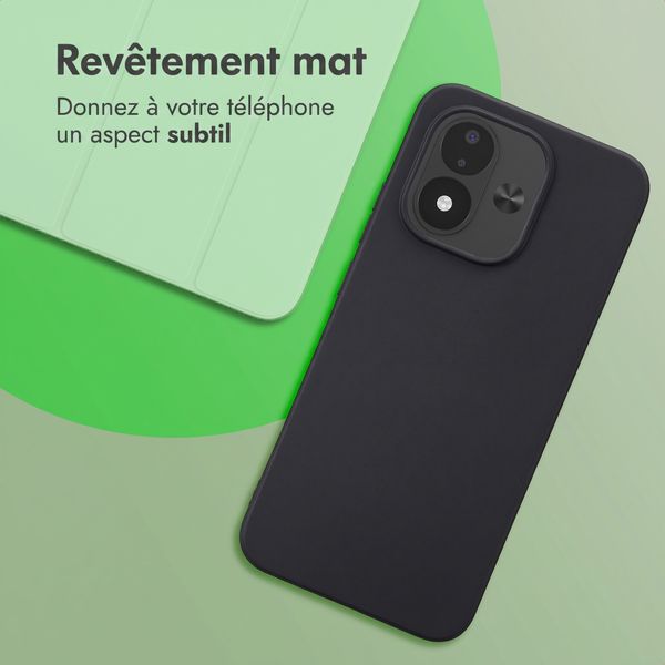 imoshion Coque Couleur Xiaomi Redmi Note 17 (5G) - Noir