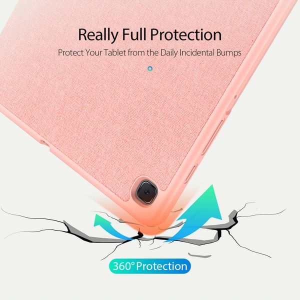 Dux Ducis Coque tablette Domo Samsung Galaxy Tab S6 Lite (2020/2022/2024)  - Rose