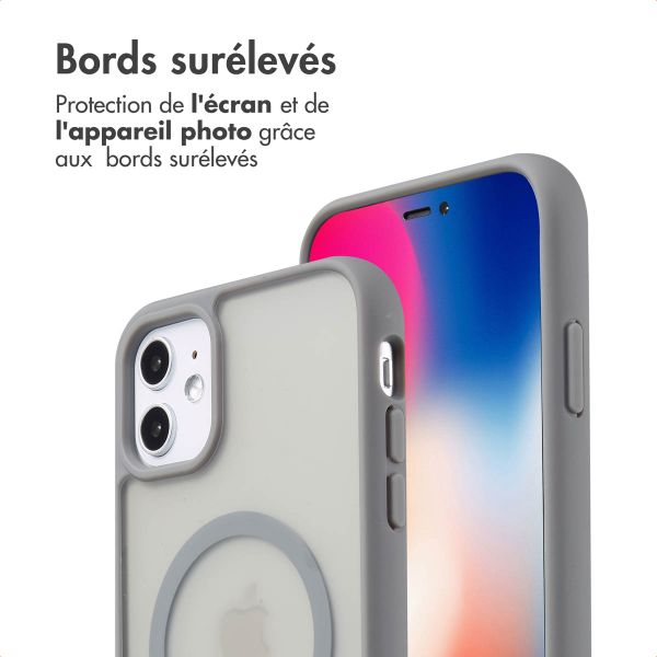 imoshion Coque Color Guard avec MagSafe Apple iPhone 11 - Gris
