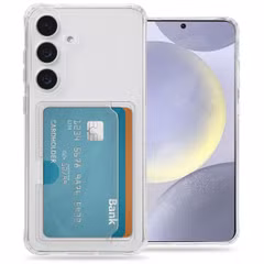 imoshion Coque silicone avec porte-cartes Samsung Galaxy S25 Plus - Transparent
