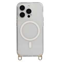 Selencia Coque arrière Rivièra MagSafe avec crochets amovibles Apple iPhone 15 Pro - Transparent