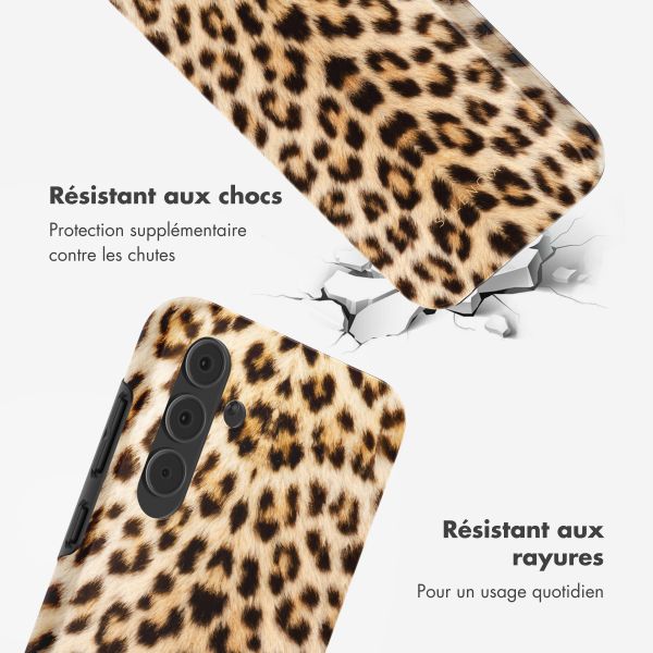 Selencia Coque arrière Vivid Samsung Galaxy A55 - Wild Leo