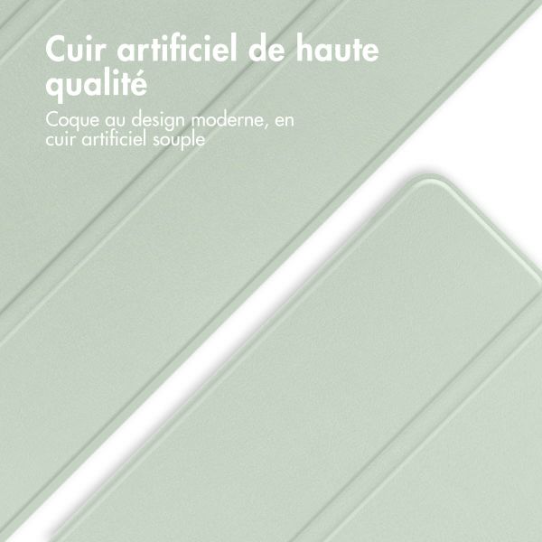 imoshion Coque tablette Trifold Samsung Galaxy Tab A9 Plus - Vert clair