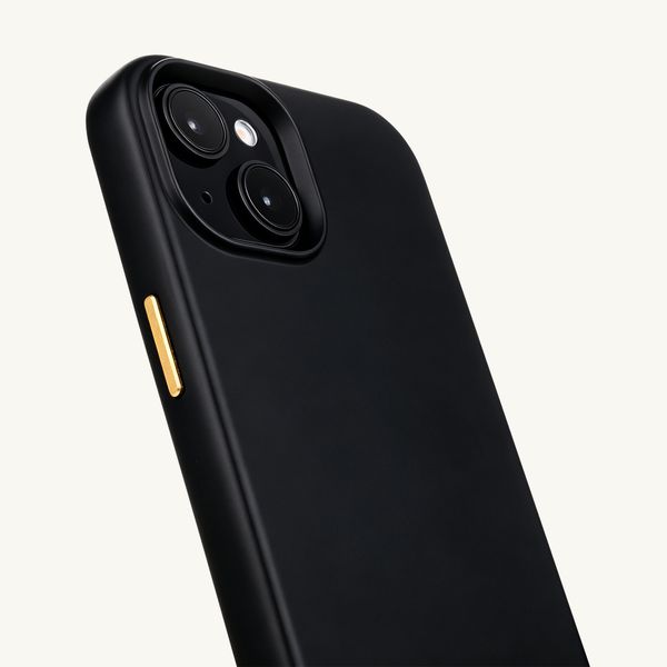 Selencia Coque arrière Rivièra avec MagSafe avec crochets amovibles Apple iPhone 14 / 13 - Velvet Black