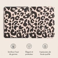 imoshion Étui de liseuse portefeuille design Pliable Kobo Libra Colour - Leopard