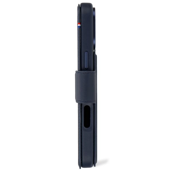 Decoded Portefeuille détachable 2 en 1 en cuir MagSafe Apple iPhone 16 Pro - Navy