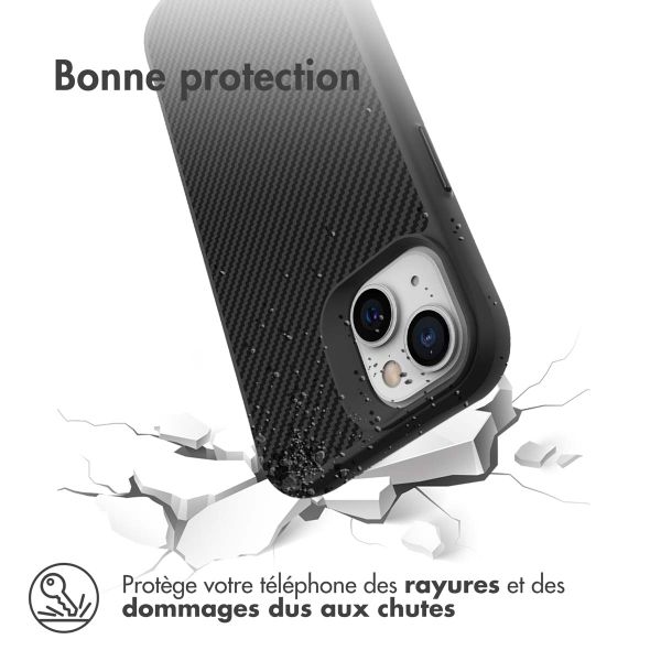 imoshion Rugged Hybrid Carbon Case Apple iPhone 14 Plus - Noir