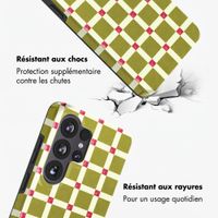 Selencia Coque arrière Vivid Samsung Galaxy S26 Ultra - Check This Olive