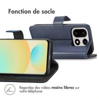 imoshion Étui de télephone portefeuille de luxe OnePlus 15 - Bleu foncé