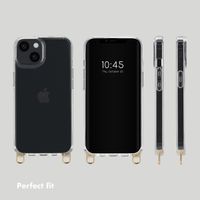 Selencia Coque arrière avec crochets amovibles Apple iPhone 14 - Transparent