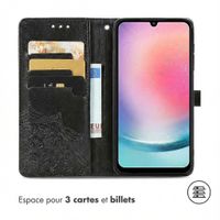 imoshion Etui de télephone Mandala Samsung Galaxy A25 (5G) - Noir