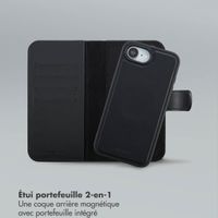 Selencia Étui portefeuille amovible Olyn avec MagSafe Apple iPhone 17e / 16e - Noir