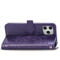 Etui de télephone portefeuille Mandala Apple iPhone 12 (Pro) - Violet