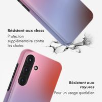 Selencia Coque arrière Vivid avec MagSafe Samsung Galaxy S25 - Gradient Soft Blush