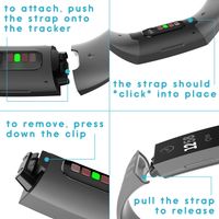 imoshion Bracelet silicone Fitbit Charge 3 / 4 - Gris