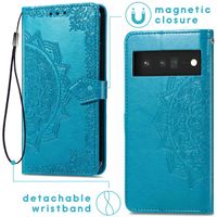 imoshion Etui de télephone Mandala Google Pixel 6 Pro - Turquoise