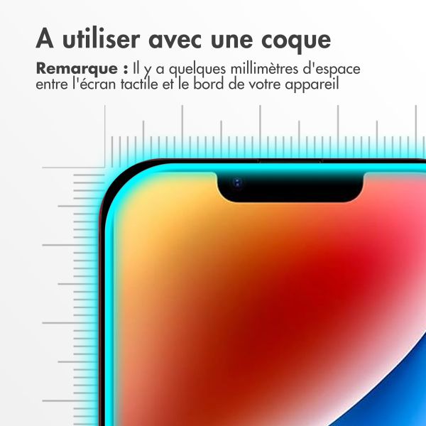 Accezz Protection d'écran en verre trempé 2-pack Apple iPhone 13 Pro Max / 14 Plus