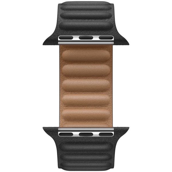 Apple Bracelet Leather Link Apple Watch | 38/40/41/42 mm - Taille S/M - Noir
