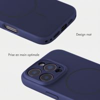 Accezz Coque Grip avec MagSafe Apple iPhone 16 Pro - Bleu foncé