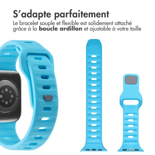 imoshion Bracelet Active Sport en silicone Apple Watch | 38/40/41/42 mm - Bleu