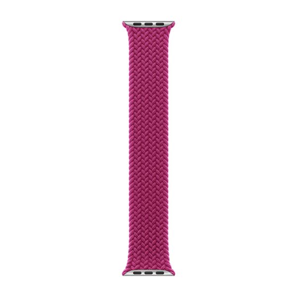 Apple Bracelet Solo tressé Apple Watch | 44/45/46/49 mm - Taille 12 - Magenta