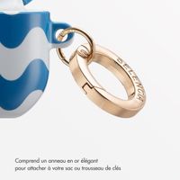 Selencia Coque Vivid  Apple Airpods Pro - Wave Vibes Classic Blue