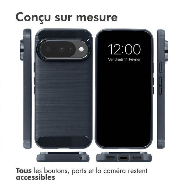 imoshion Coque Brushed Google Pixel 11 - Bleu foncé