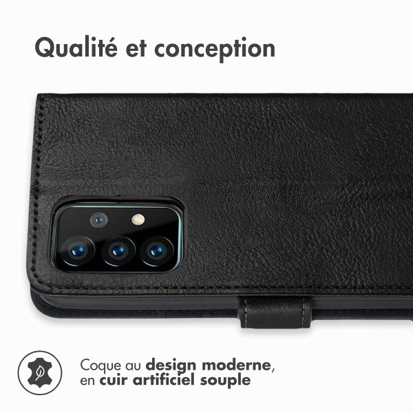 imoshion Étui de télephone portefeuille de luxe Samsung Galaxy A52(s) (5G/4G) - Noir