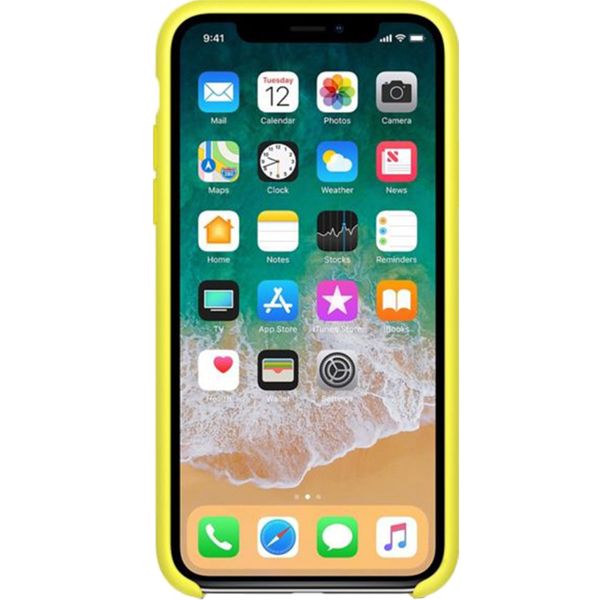 Apple Coque en silicone Apple iPhone X - Flash