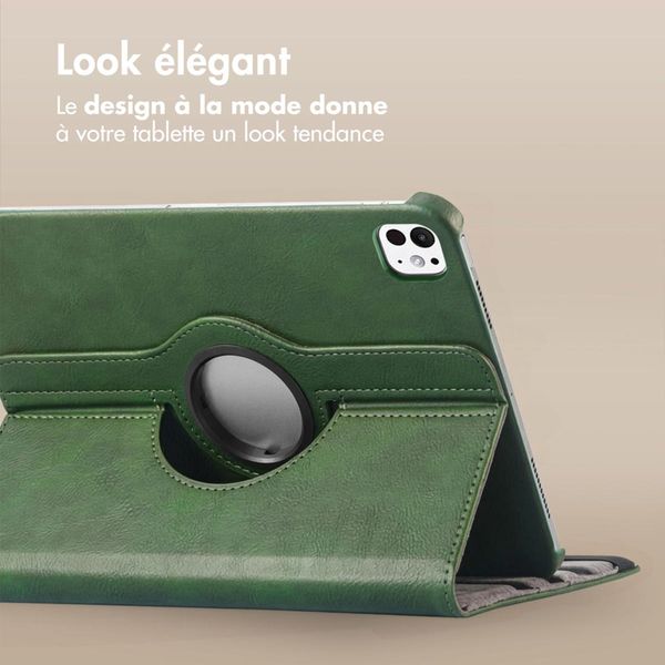 imoshion Coque tablette rotatif à 360° Apple iPad 11 (2025) 11 pouces A16 / iPad 10 (2022) 10.9 pouces - Vert