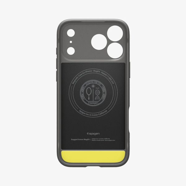 Spigen Coque Rugged Armor MagSafe Apple iPhone 17 Pro Max - Grey